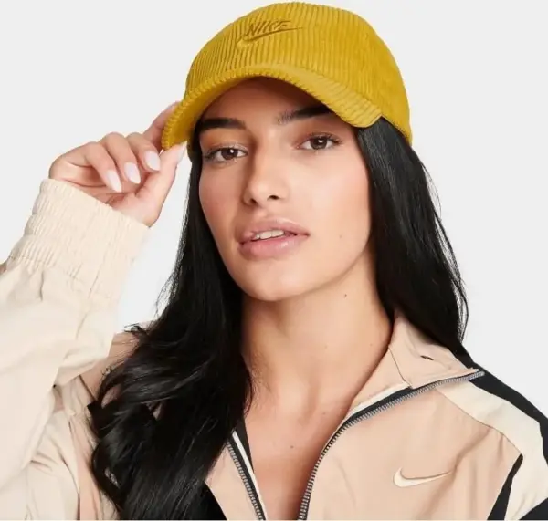 Кепка Nike CLUB CAP UNSTRUCTURED CORDUROY темно-желтая FB5375-716