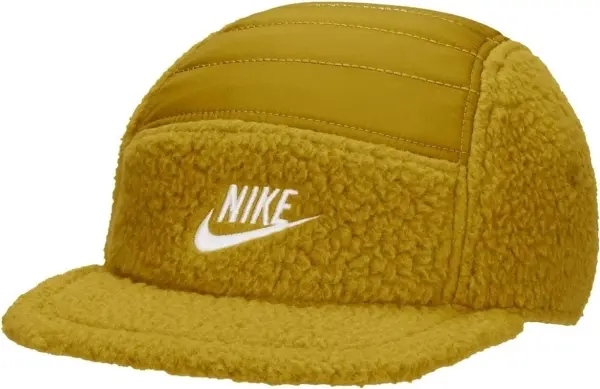Кепка Nike FLY CAP UNSTRUCTURED 5-PANEL FLAT BILL темно-желтая FJ8627-716