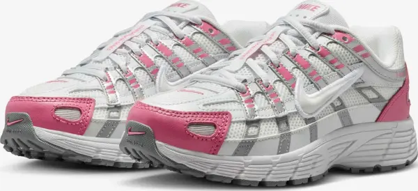 Кросівки підліткові Nike P-6000 (GS) біло-рожево-сірі HV5064-103