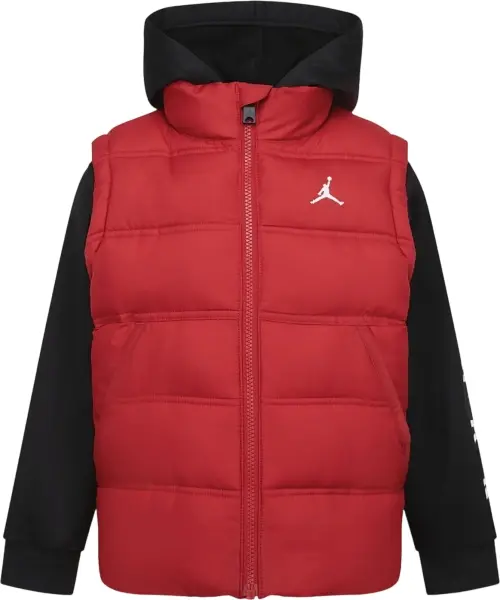 Куртка підліткова Nike JORDAN 2 FER червоно-чорна 95D191-H24
