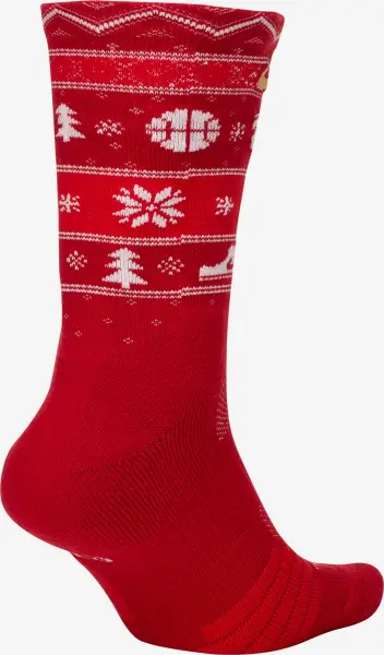 Шкарпетки Nike ELITE CHRISTMAS CREW червоно-білі SX7866-687