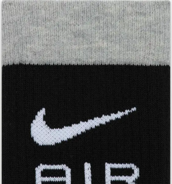 Носки Nike EVERYDAY ESSENTIALS CREW SOCKS черные, серые (2 пары) FN3149-900