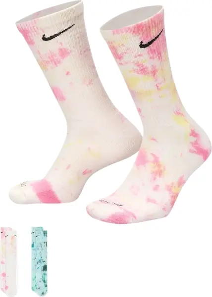 Шкарпетки Nike EVERYDAY PLUS CUSHIONED CREW 2-PAIRS різнокольорові FJ0747-903