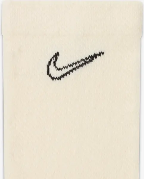 Шкарпетки Nike EVERYDAY PLUS CUSHIONED CREW бежеві, світло-сірі (2 пари) DZ1551-903