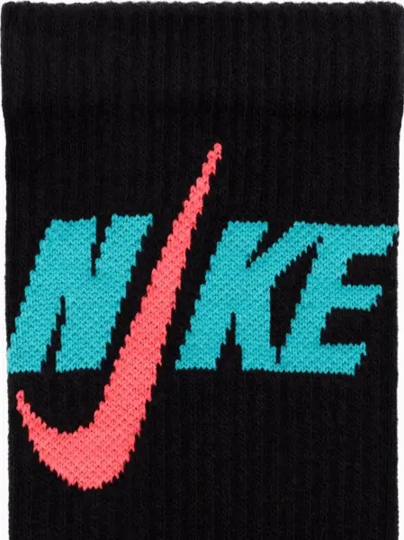 Шкарпетки Nike EVERYDAY PLUS CUSHIONED CREW чорні (3 пари) DH3822-910