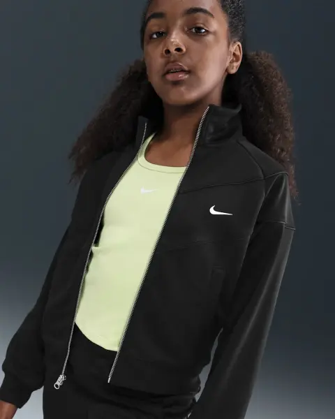 Олімпійка (мастерка) підліткова Nike SPORTSWEAR KNIT чорна HQ9448-010