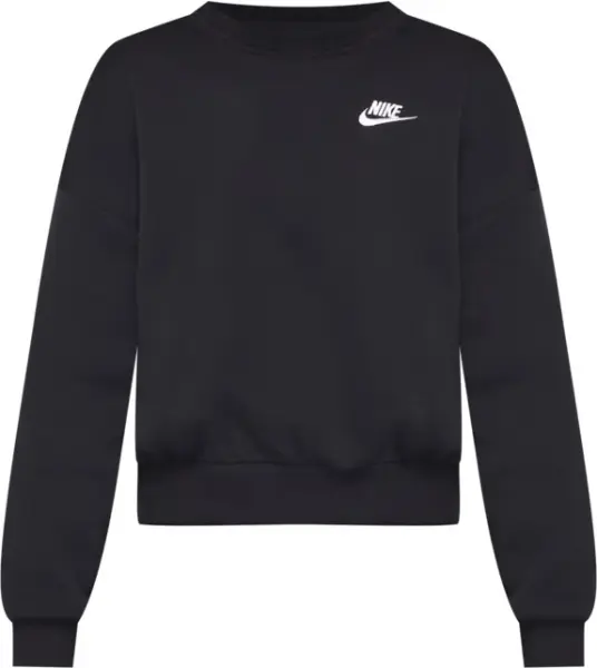 Свитшот подростковый Nike SPORTSWEAR CLUB FLEECE BOXY CREW-NECK черный FZ9244-010