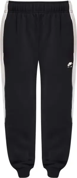Спортивні штани підліткові Nike AIR FLEECE чорно-білі HF8811-010
