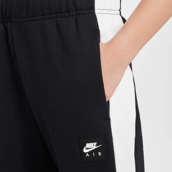 Спортивні штани підліткові Nike AIR FLEECE чорно-білі HF8811-010