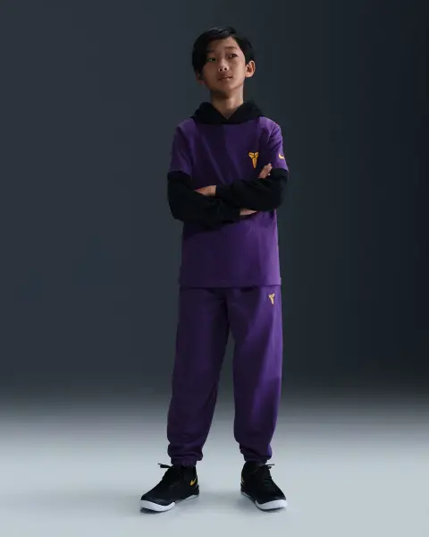 Спортивні штани підліткові Nike KOBE THERMA-FIT фіолетово-жовті HJ1015-547