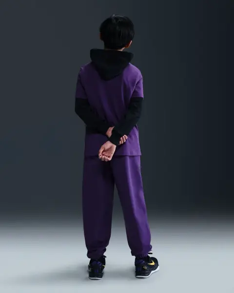 Спортивні штани підліткові Nike KOBE THERMA-FIT фіолетово-жовті HJ1015-547