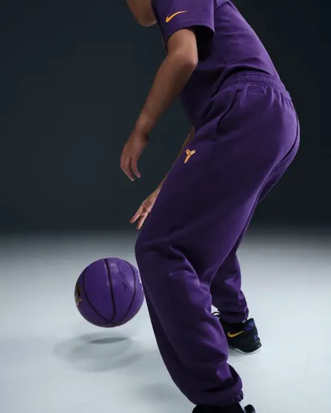 Спортивні штани підліткові Nike KOBE THERMA-FIT фіолетово-жовті HJ1015-547