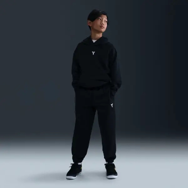 Спортивні штани підліткові Nike KOBE THERMA-FIT чорно-білі HJ1015-010