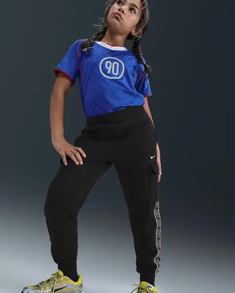 Спортивні штани підліткові Nike SPORTSWEAR CLUB FLEECE CARGO чорні HQ9323-010