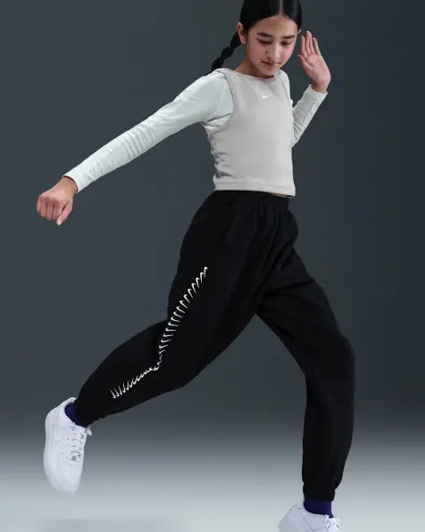 Спортивні штани підліткові Nike SPORTSWEAR DRI-FIT FLEECE чорні HV0736-010