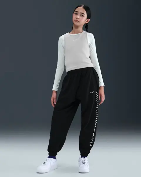 Спортивні штани підліткові Nike SPORTSWEAR DRI-FIT FLEECE чорні HV0736-010