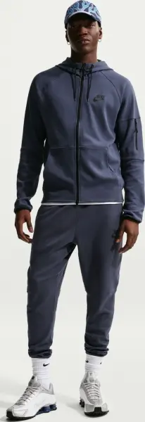 Толстовка Nike SPORTSWEAR TECH ESSENTIALS темно-синя DD5284-437