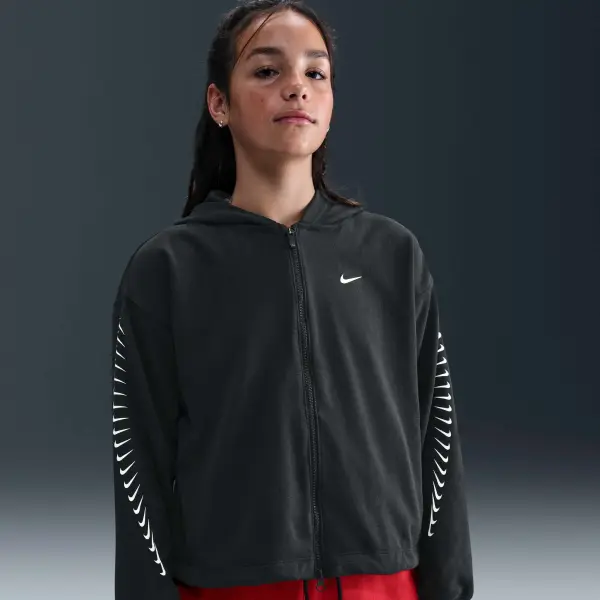 Толстовка підліткова Nike SPORTSWEAR DRI-FIT FLEECE чорна HV0734-010