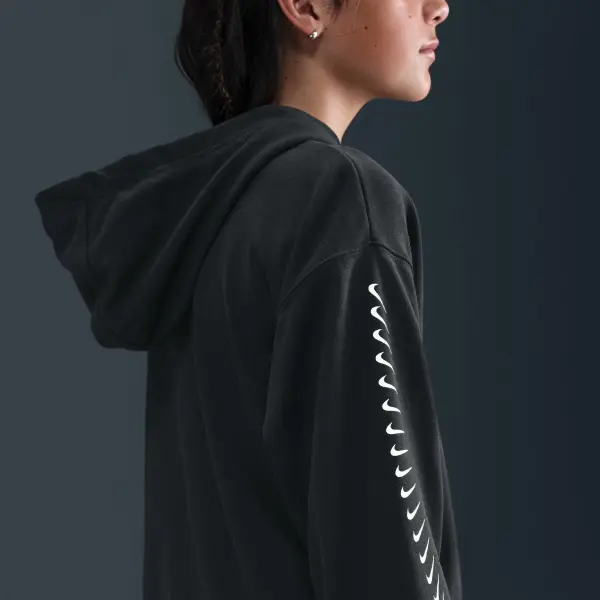 Толстовка підліткова Nike SPORTSWEAR DRI-FIT FLEECE чорна HV0734-010