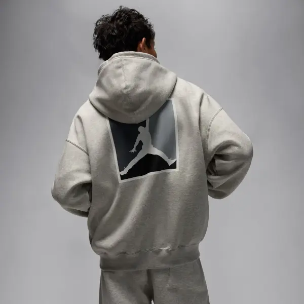 Худи Nike JORDAN BROOKLYN FLEECE GRAPHIC серое HV0544-050