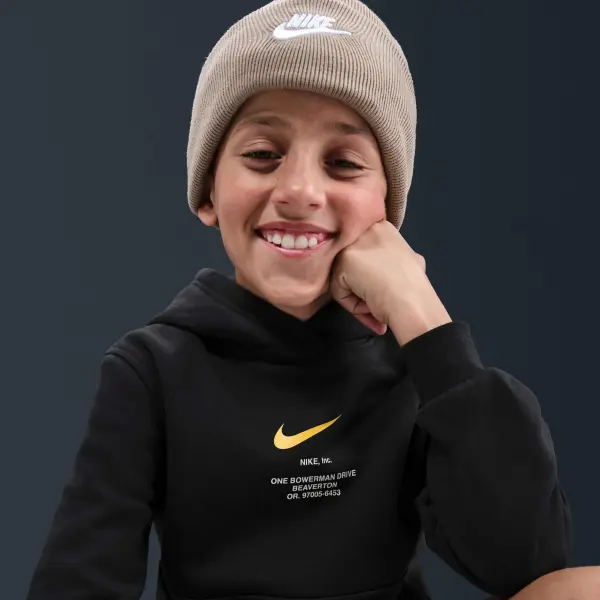 Худі підліткове Nike SPORTSWEAR CLUB FLEECE чорне IH4313-010