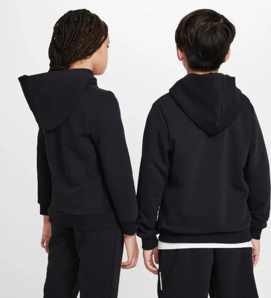 Худи подростковое Nike STANDARD ISSUE DRI-FIT FLEECE черное FZ5024-010