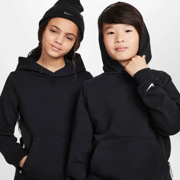 Худи подростковое Nike STANDARD ISSUE DRI-FIT FLEECE черное FZ5024-010