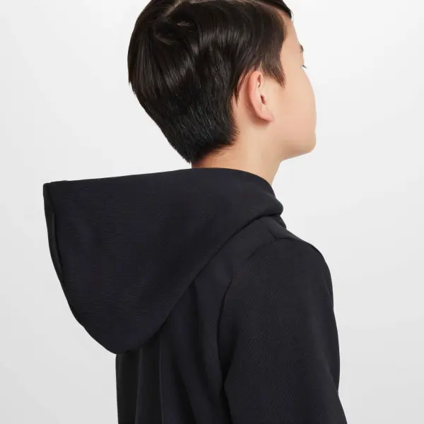 Худи подростковое Nike STANDARD ISSUE DRI-FIT FLEECE черное FZ5024-010