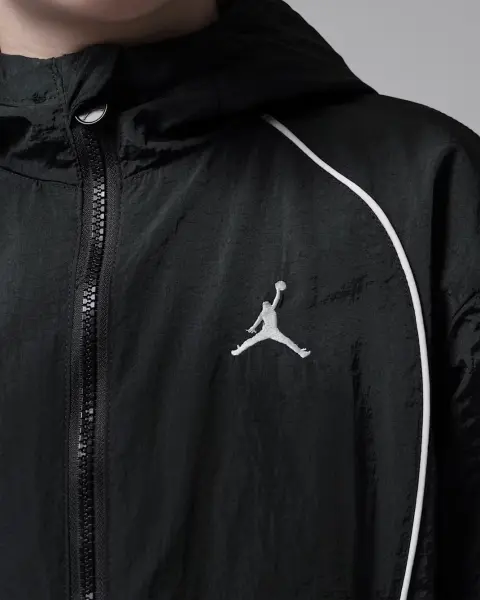 Вітровка підліткова Nike JORDAN COLORBLOCKED чорна 95F395-023