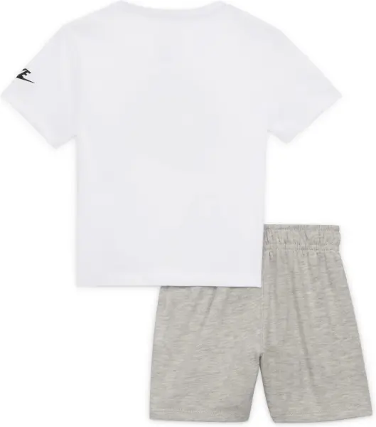 Комплект літній дитячий Nike SPORTSWEAR FRENCH TERRY біло-сірий 86N903-C87