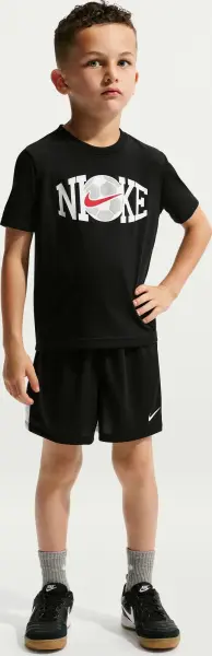 Комплект футбольной формы детский Nike SOCCER черно-белый 86N951-023