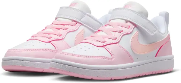 Кросівки дитячі Nike COURT BOROUGH LOW RECRAFT (PS) біло-рожеві DV5457-105