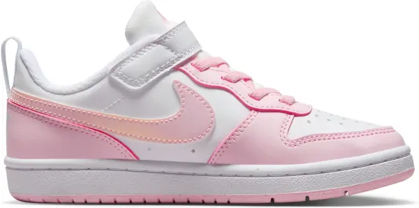 Кросівки дитячі Nike COURT BOROUGH LOW RECRAFT (PS) біло-рожеві DV5457-105