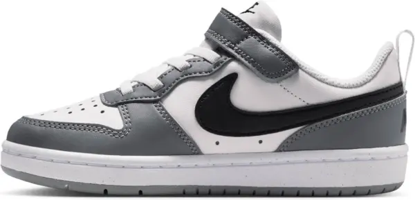 Кросівки дитячі Nike COURT BOROUGH LOW RECRAFT (PS) біло-сіро-чорні DV5457-016