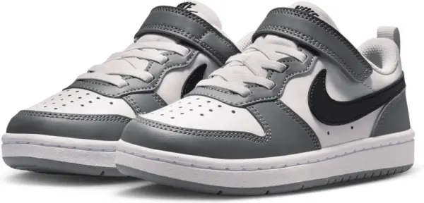 Кросівки дитячі Nike COURT BOROUGH LOW RECRAFT (PS) біло-сіро-чорні DV5457-016