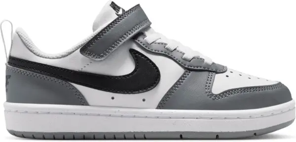 Кросівки дитячі Nike COURT BOROUGH LOW RECRAFT (PS) біло-сіро-чорні DV5457-016