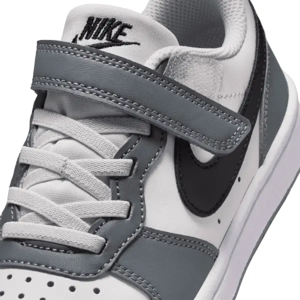 Кросівки дитячі Nike COURT BOROUGH LOW RECRAFT (PS) біло-сіро-чорні DV5457-016