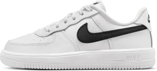 Кросівки дитячі Nike FORCE 1 LOW TECH (PS) біло-чорні IR3995-100