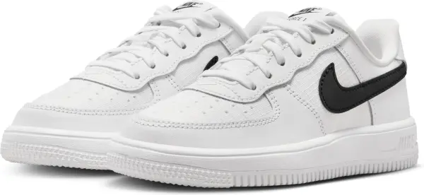 Кросівки дитячі Nike FORCE 1 LOW TECH (PS) біло-чорні IR3995-100