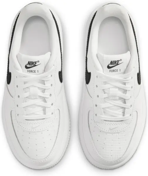 Кросівки дитячі Nike FORCE 1 LOW TECH (PS) біло-чорні IR3995-100