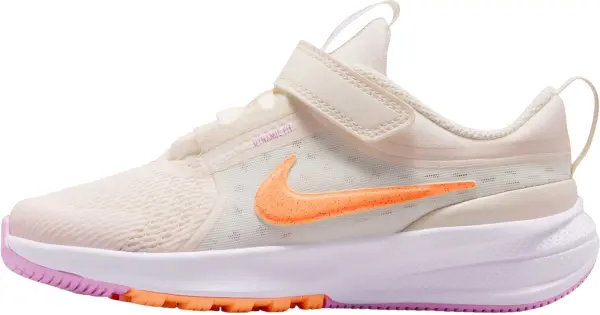 Кроссовки детские Nike STAR RUNNER 5 (PS) бежево-оранжево-розовые HF7005-103