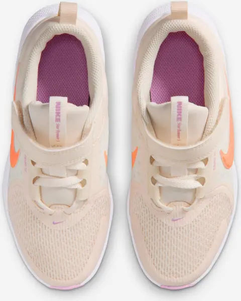 Кроссовки детские Nike STAR RUNNER 5 (PS) бежево-оранжево-розовые HF7005-103
