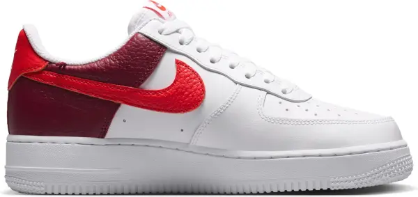 Кросівки жіночі Nike AIR FORCE 1'07 біло-бордово-червоні IR0872-101