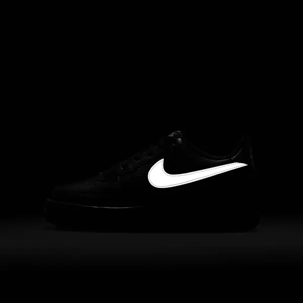 Кроссовки подростковые Nike AIR FORCE 1 (GS) черно-серые IM6027-010