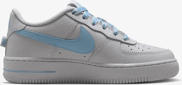 Кроссовки подростковые Nike AIR FORCE 1 LOW (GS) серо-голубые IR0270-004