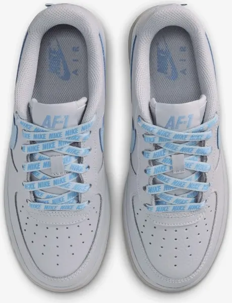 Кроссовки подростковые Nike AIR FORCE 1 LOW (GS) серо-голубые IR0270-004