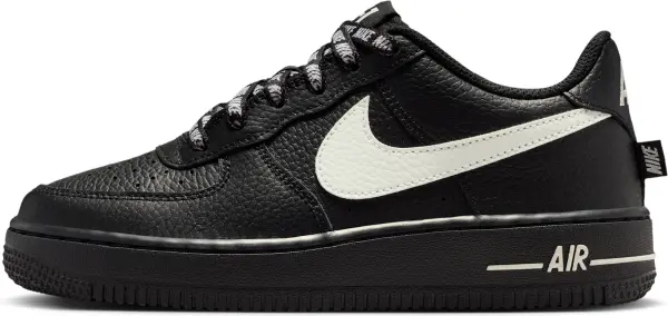 Кросівки підліткові Nike AIR FORCE 1 LOW (GS) чорно-білі IR0270-002
