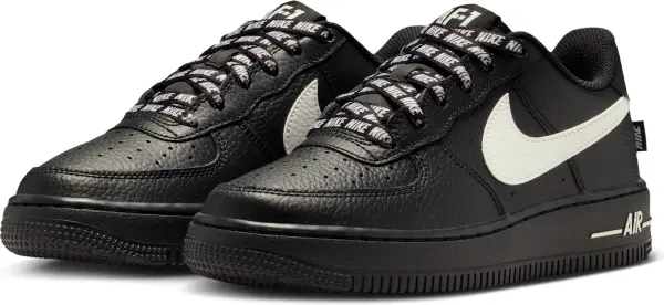 Кросівки підліткові Nike AIR FORCE 1 LOW (GS) чорно-білі IR0270-002