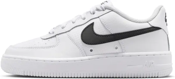Кросівки підліткові Nike AIR FORCE 1 TECH (GS) біло-чорні IR3992-100