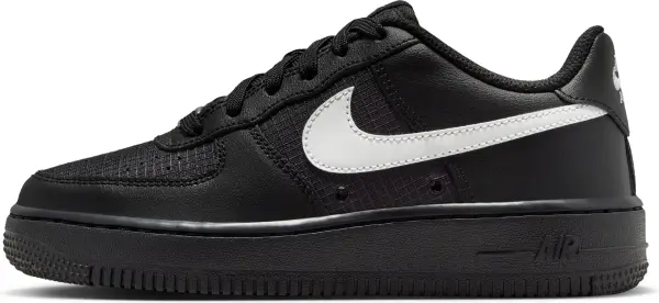 Кросівки підліткові Nike AIR FORCE 1 TECH (GS) чорно-білі IR3992-001